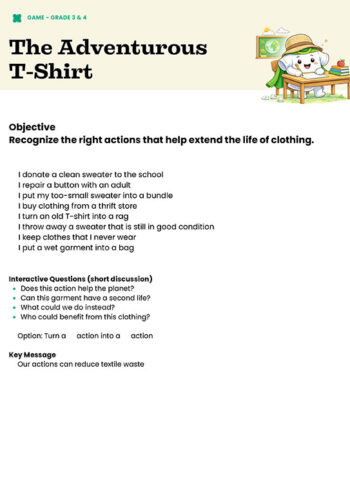 The Adventurous T-Shirt (Grades 3 & 4)