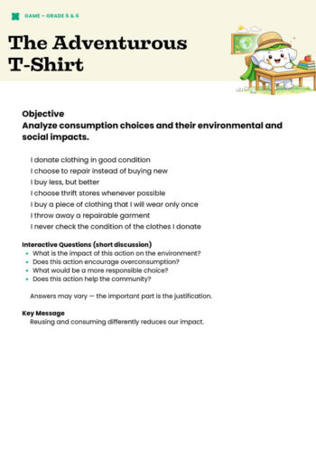 The Adventurous T-Shirt (Grades 5 & 6)