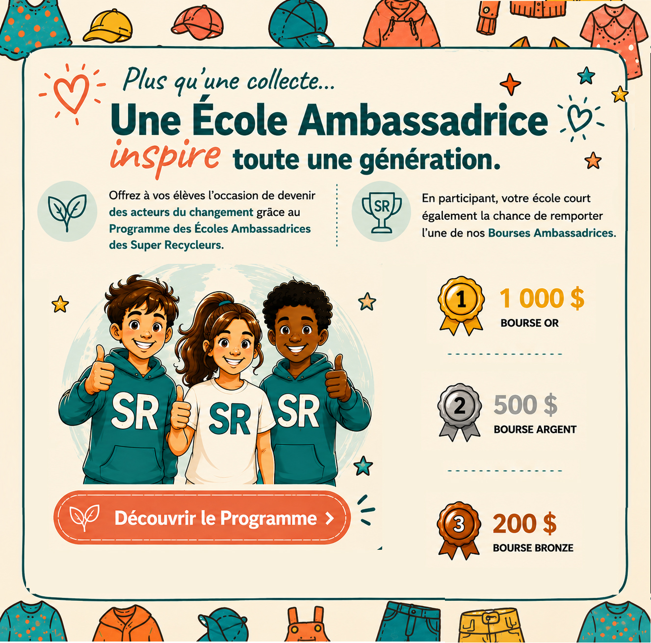 Bourse des écoles ambassadrices